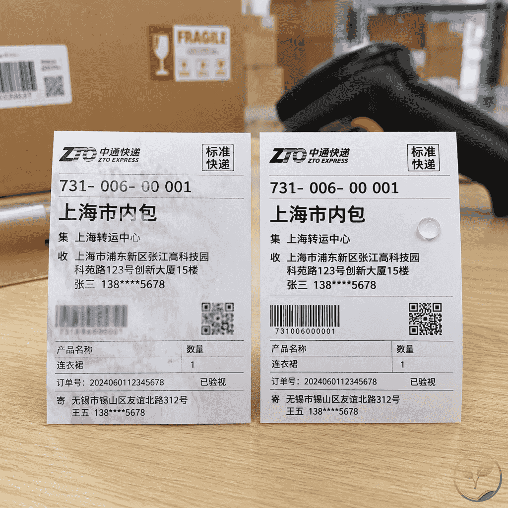 三防热敏纸在快递面单中的应用优势及品质鉴别指南