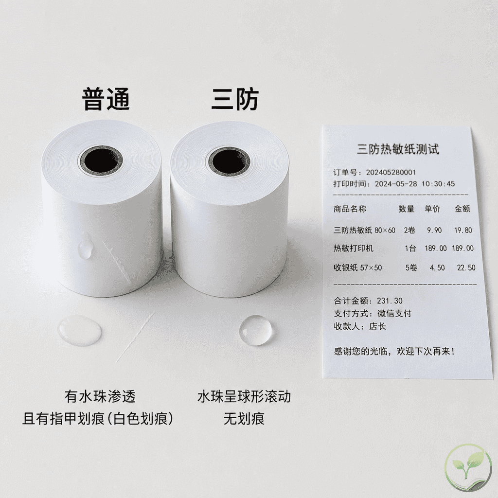 热敏纸选购指南：三防与普通纸的区别解析