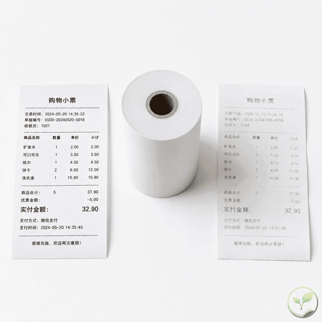 小票打印不清晰是纸的问题吗？热敏纸质量判断方法
